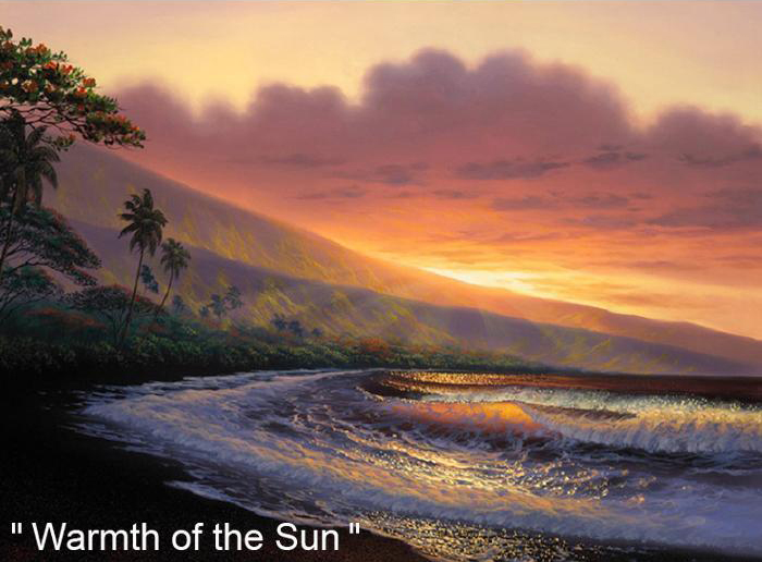 Warmth of the Sun - Art by Walfrido Garcia at Wyland Galleries of the Florida Keys
