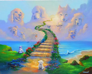 All Dogs Go to Heaven by Jim Warren Wyland Galleries 1