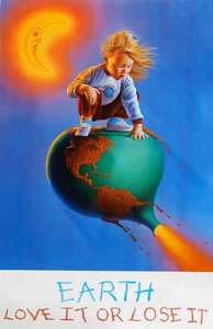 Earth Love it or Lose it by Jim Warren Wyland Galleries