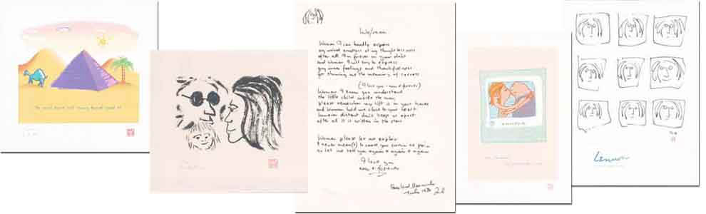 John Lennon art for sale at Wyland Galleries