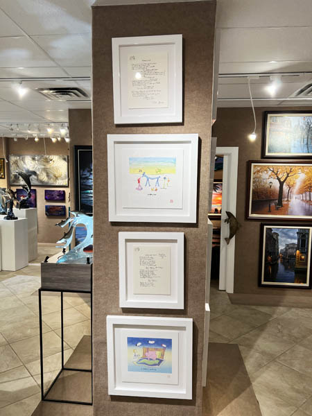 John Lennon artworks Wyland Galleries Sarasota