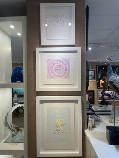 Last John Lennon artworks at Wyland Galleries Sarasota