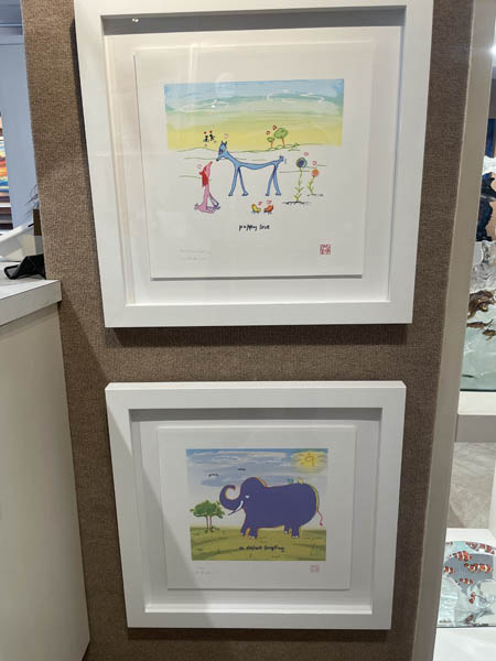 Last John Lennon artworks at Wyland Galleries Sarasota