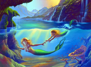 Mother-and-Child- by Jim Warren Wyland Galleries