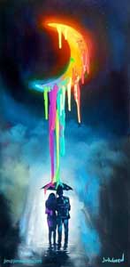 basking in the moonlight by Jim Warren Wyland Galleries