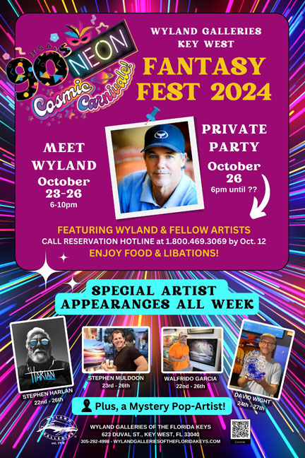 Fantasy Fest at Wyland Galleries Key West 