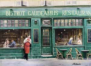 BISTRO GAUDEAMUS by Alexei Butirskiy at Wyland Galleries