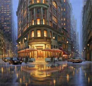 Summer Rain Delmonico's by Alexei Butirskiy - Art for Sale