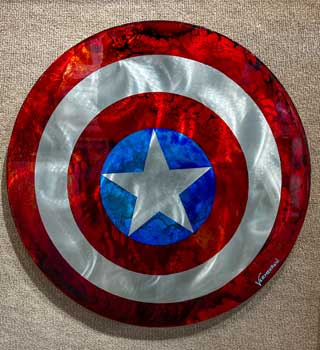 Captain America by Jeff Vermeeren Wyland Galleries Sarasota.