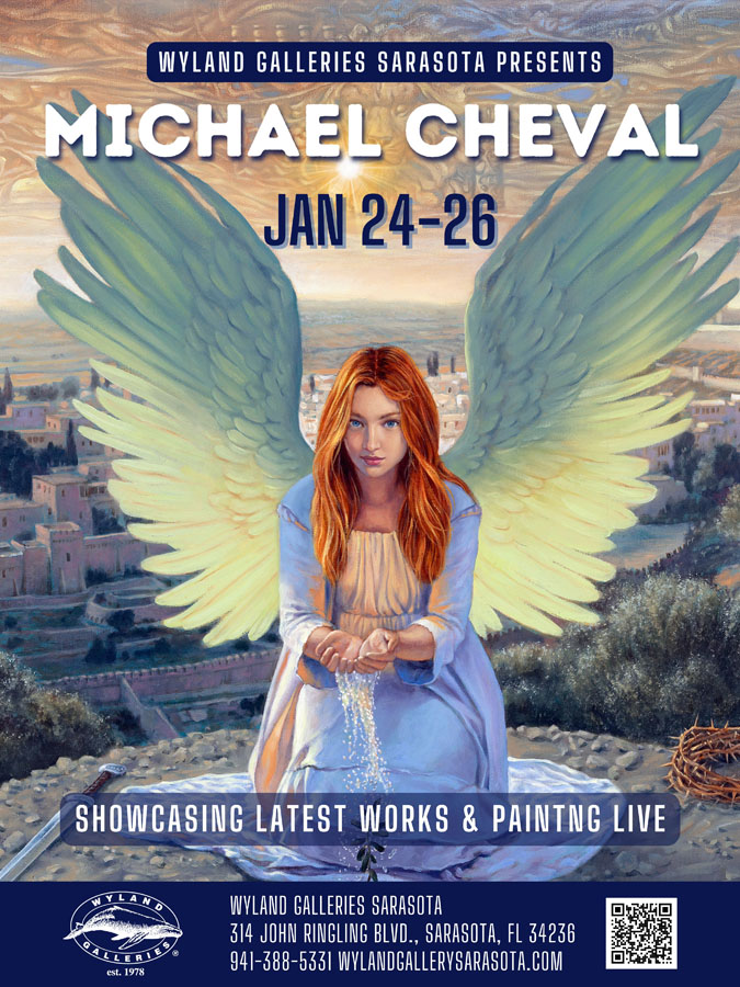 Michael Cheval art show at Wyland Galleries Sarasota