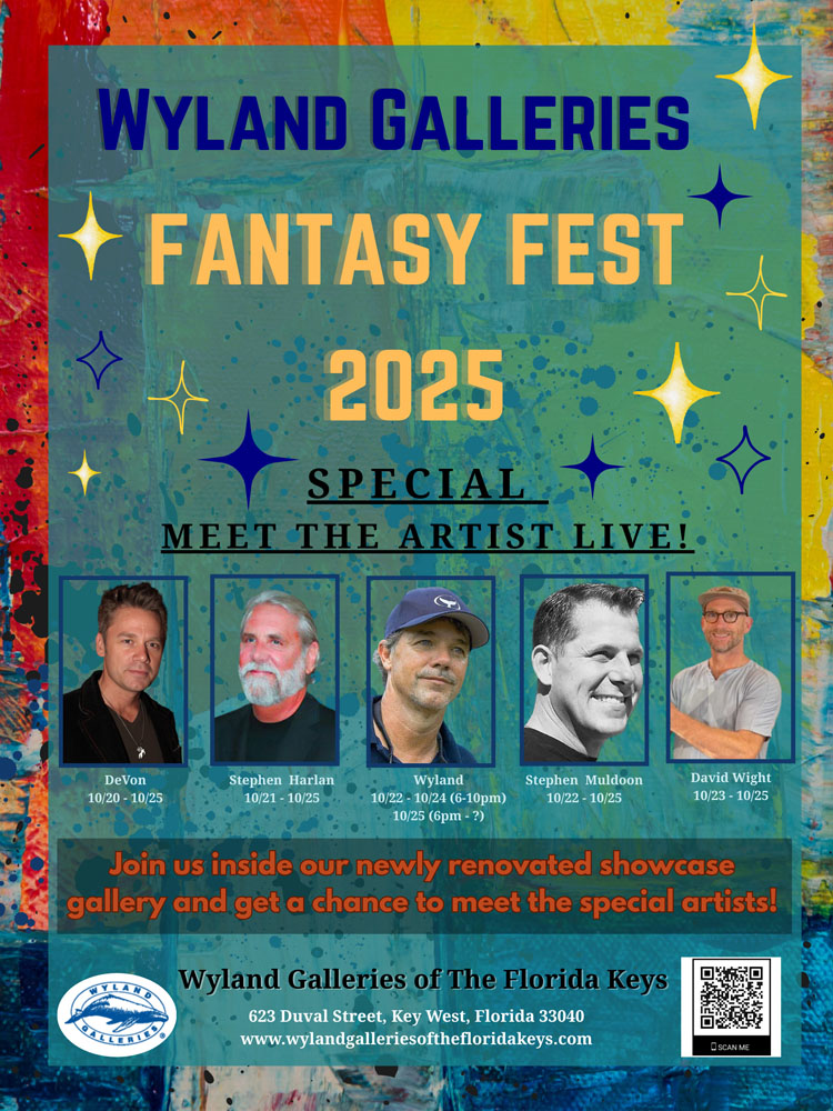 fantasy fest poster 2025 WEB Fantasy Fest at Wyland Galleries Key West 2025