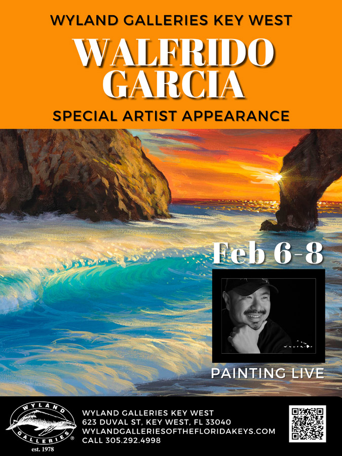 WALFRIDO GARCIA ART Show Wyland Galleries Key West