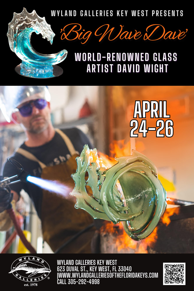 DAVID WIGHT artist show at Wyland Galleries Key West