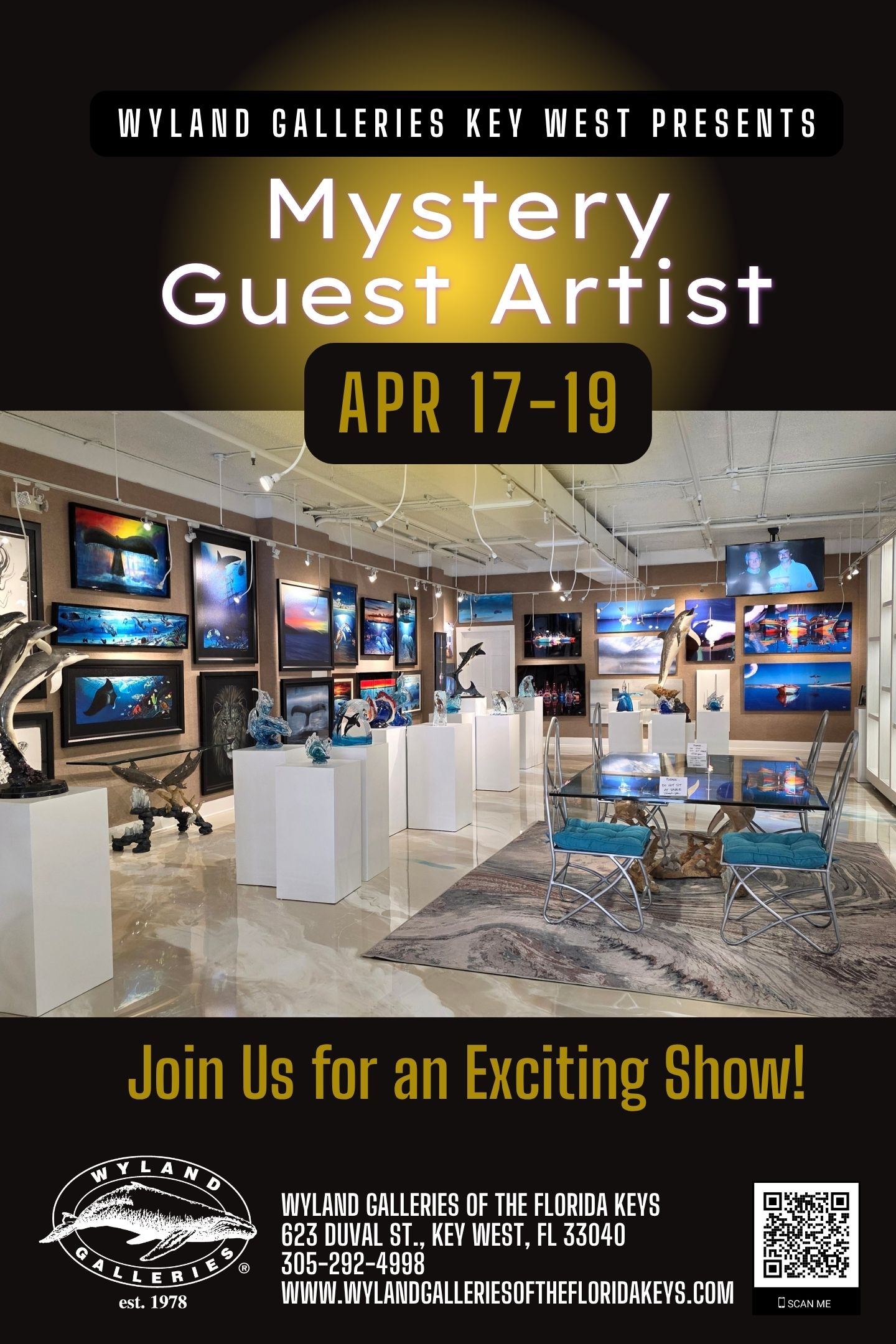 Mystery Guest Artist Wyland KW APR 2026 mystery guest artist at Wyland KW APR 2026