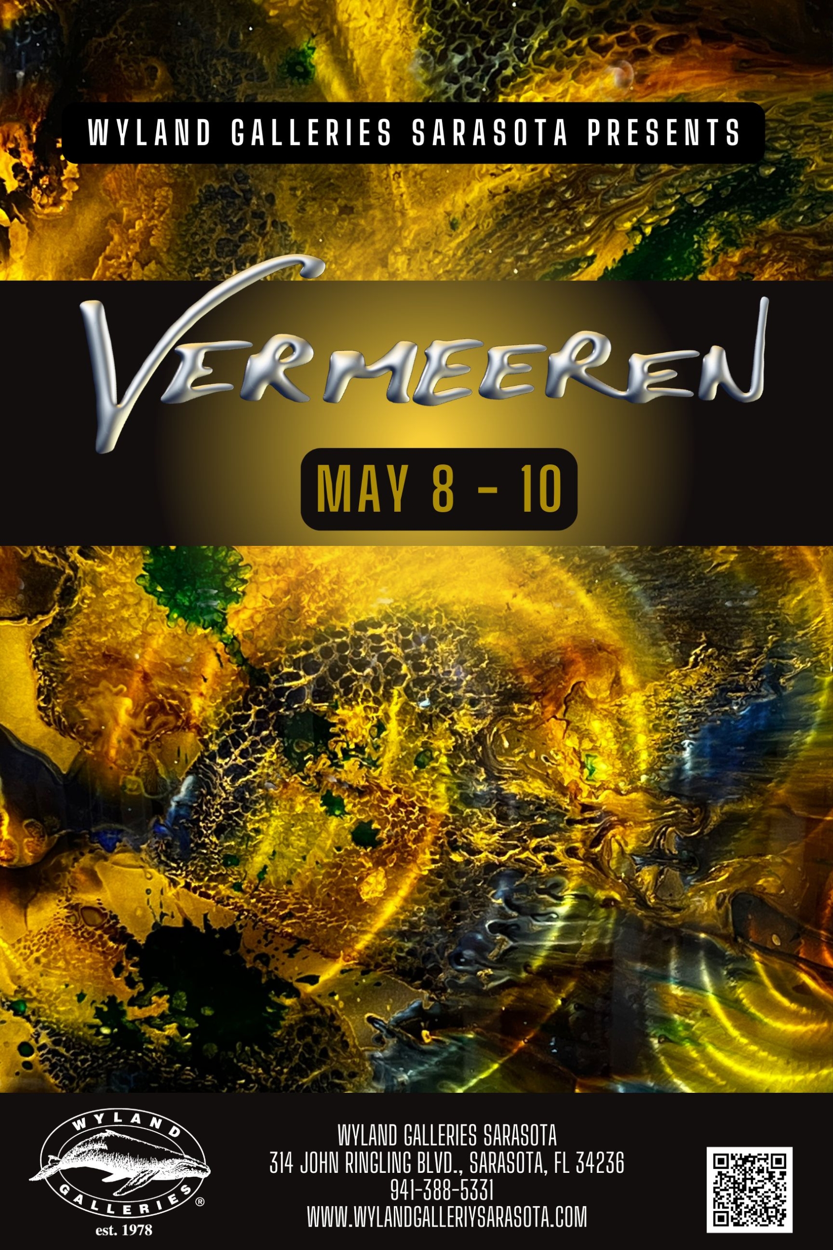 Vermeeren art show at Wyland Galleries Sarasota MAY 2025