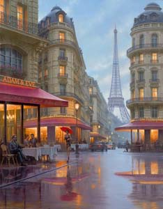 Summer Rain Delmonico's by Alexei Butirskiy - Art for Sale