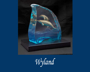 artist Wyland at Wyland Galleries of the Florida Keys