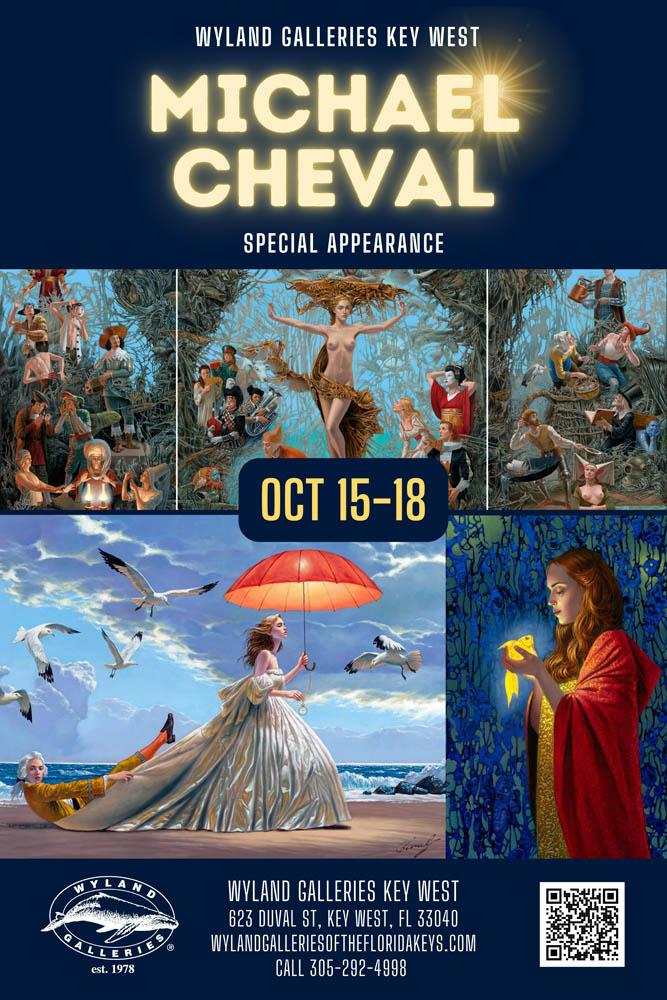CHEVAL art show at Wyland Galleries Key West