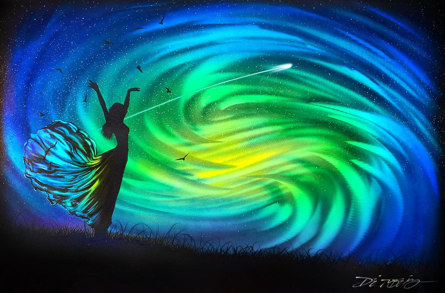 Mystery Star by Chris DeRubeis Chris DeRubeis art at Wyland Galleries Key West - Mystery Star