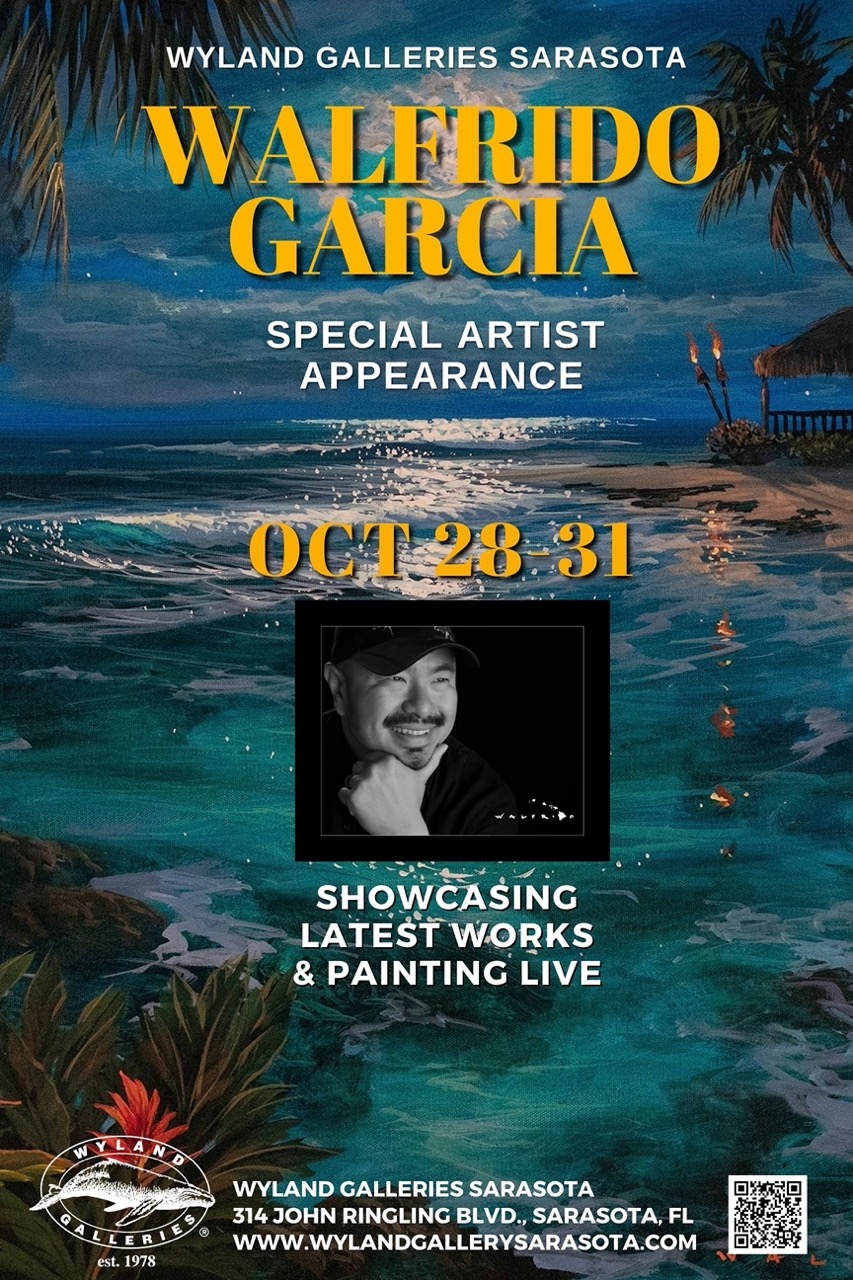 WALFRIDO GARCIA ART SHOW at Wyland Galleries Sarasota OCT 2026