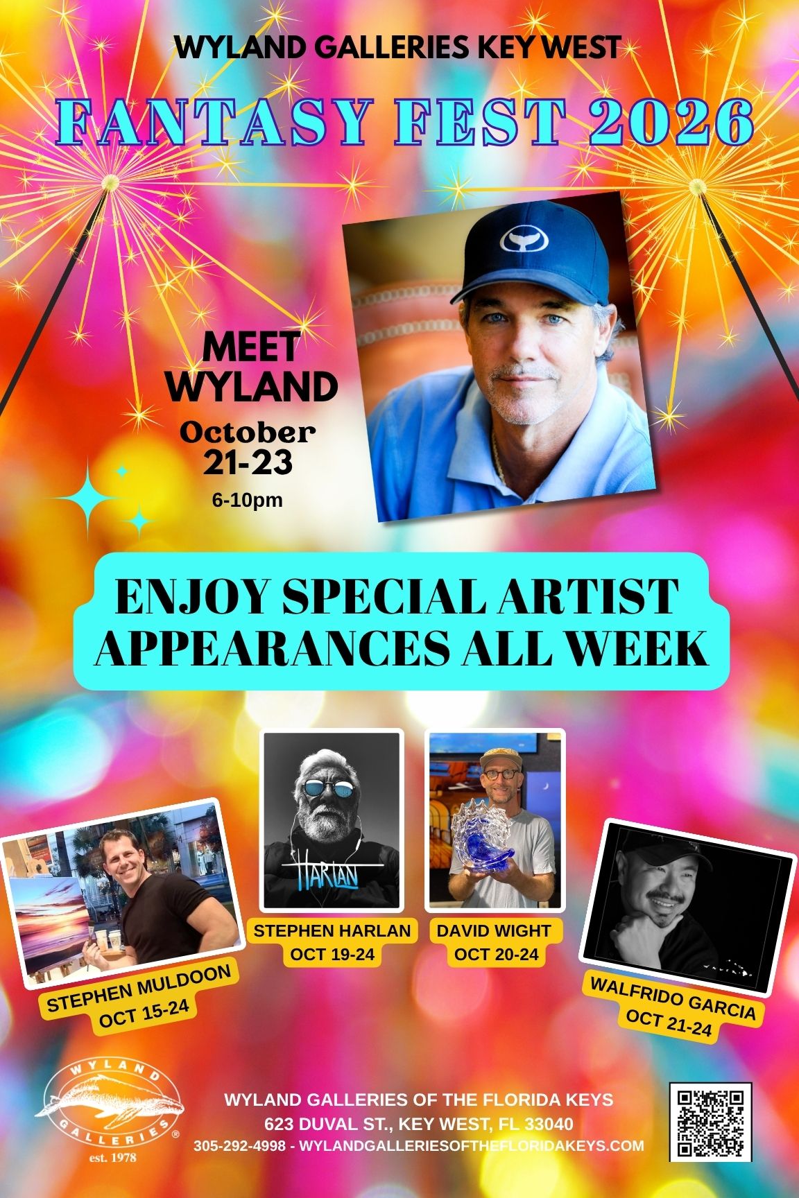 Fantasy Fest at Wyland Galleries Key West 2026